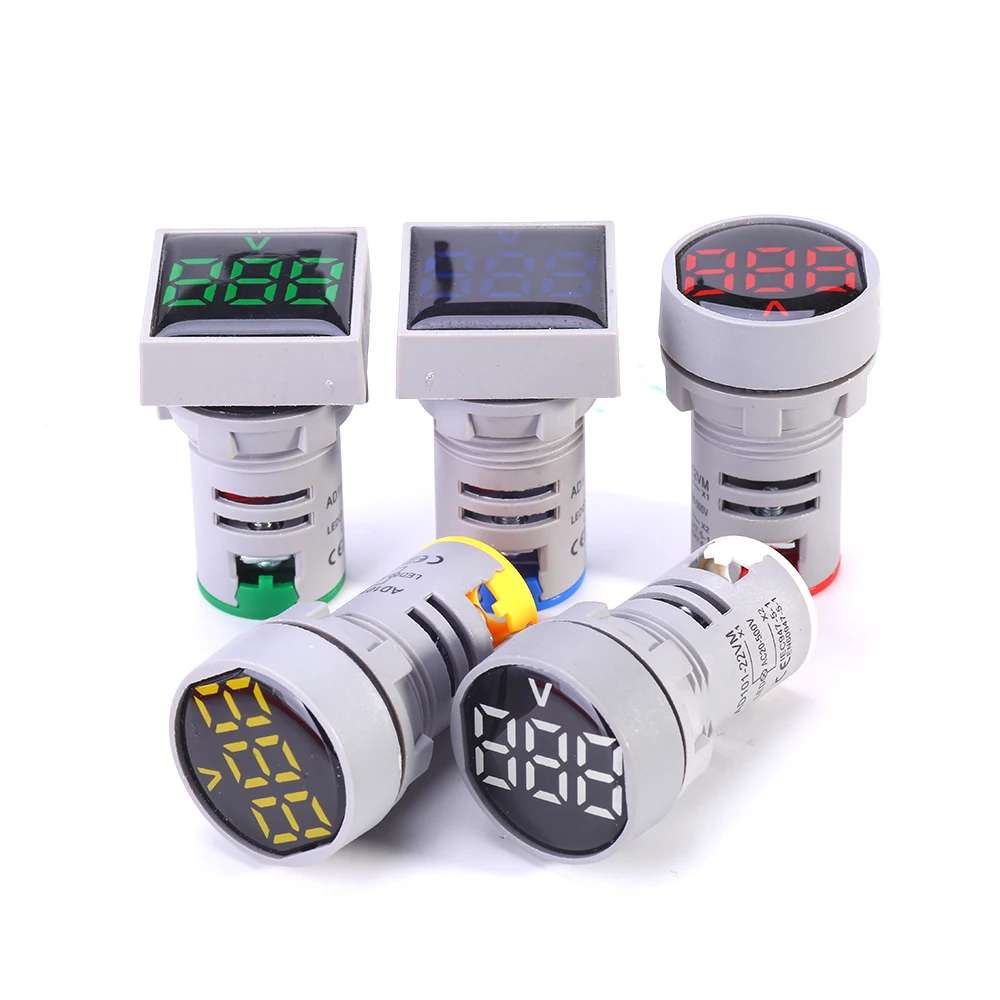 Mini Protective Film AC20-500V digital display LED Square Round Voltmeter voltage meter pilot light Signal Lamp indicator
Mini Protective Film AC20-500V digital display LED Square Round Voltmeter voltage meter pilot light Signal Lamp indicator