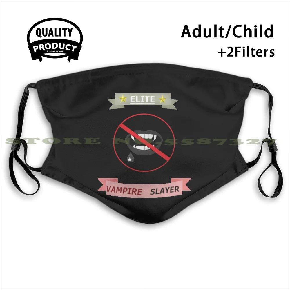 Elite Vampire Slayer Half Face For Men Women Ladies Diy Masks Mouth Fangs Hunger Hungry Thirst Fantasy Hunter Fun | Аксессуары для