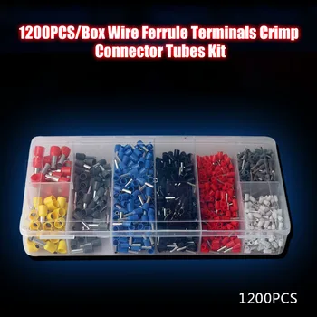 1200pcs/Box Wire Terminal Crimp Connector Insulated Uninsulated Wire End Ferrules Wire Connector Electrical Crimp Terminator
1200pcs/Box Wire Terminal Crimp Connector Insulated Uninsulated Wire End Ferrules Wire Connector Electrical Crimp Terminator