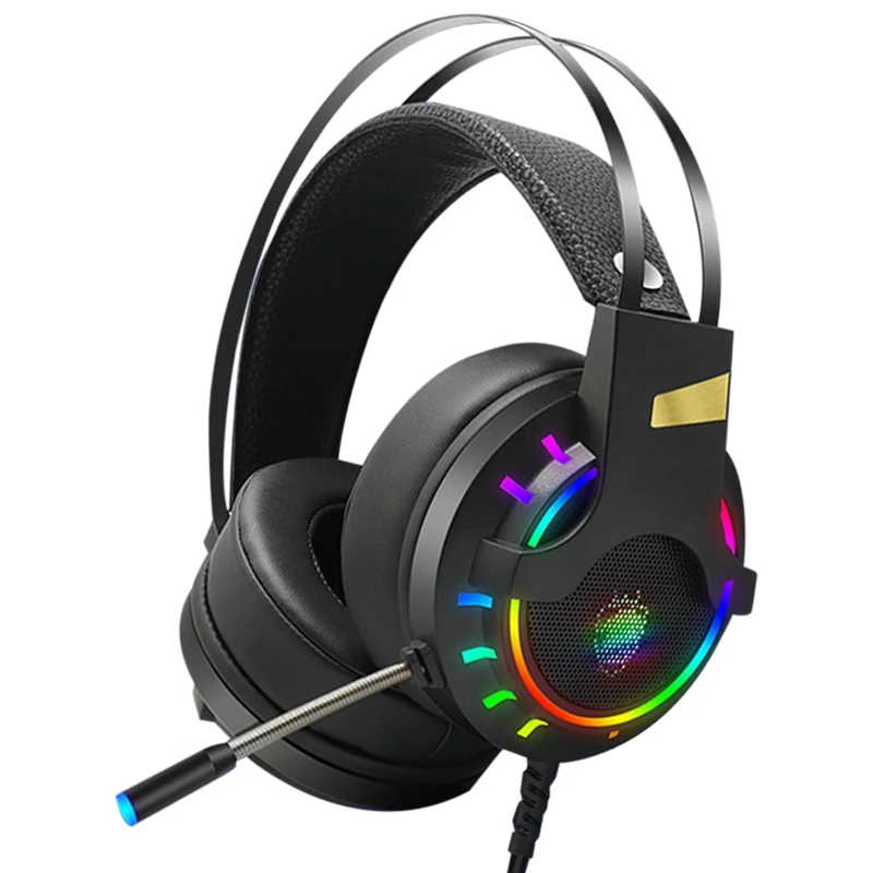 K3 Gaming Headset 7.1-Channel RBG Backlit Head-Mounted Desktop Computer Gaming Headset with Microphone
K3 Gaming Headset 7.1-Channel RBG Backlit Head-Mounted Desktop Computer Gaming Headset with Microphone