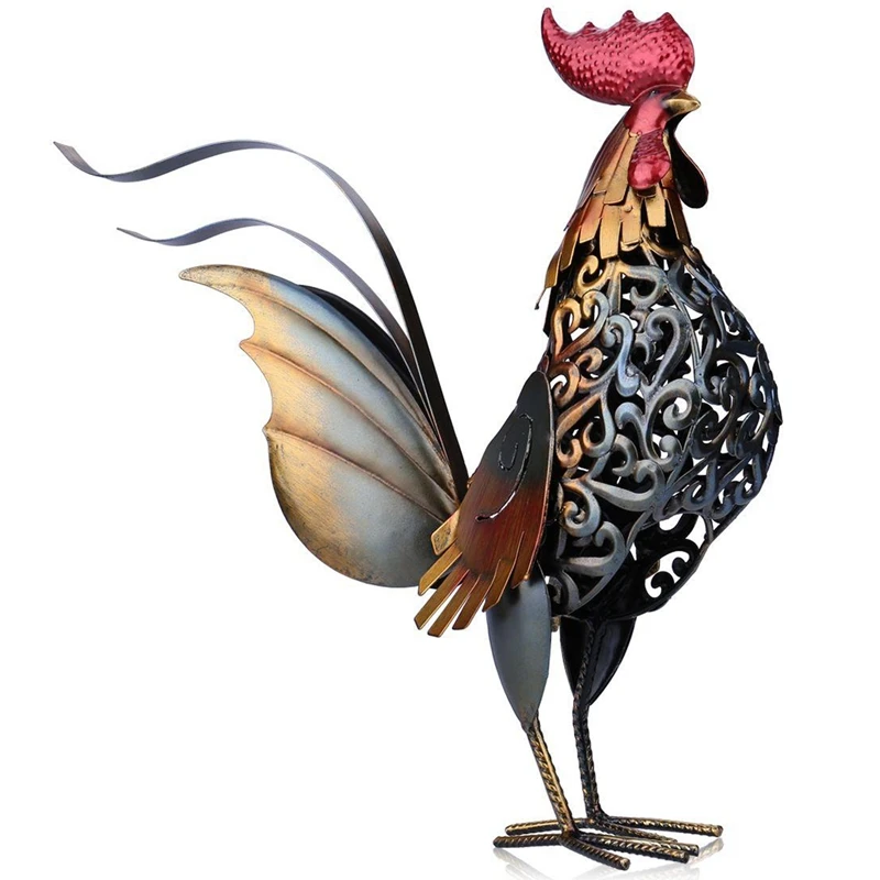 Metal Figurine Iron Rooster Home Decor Articles Vivid Colorful Figurine Craft Gift for Home Decoration Accessories 
Metal Figurine Iron Rooster Home Decor Articles Vivid Colorful Figurine Craft Gift for Home Decoration Accessories