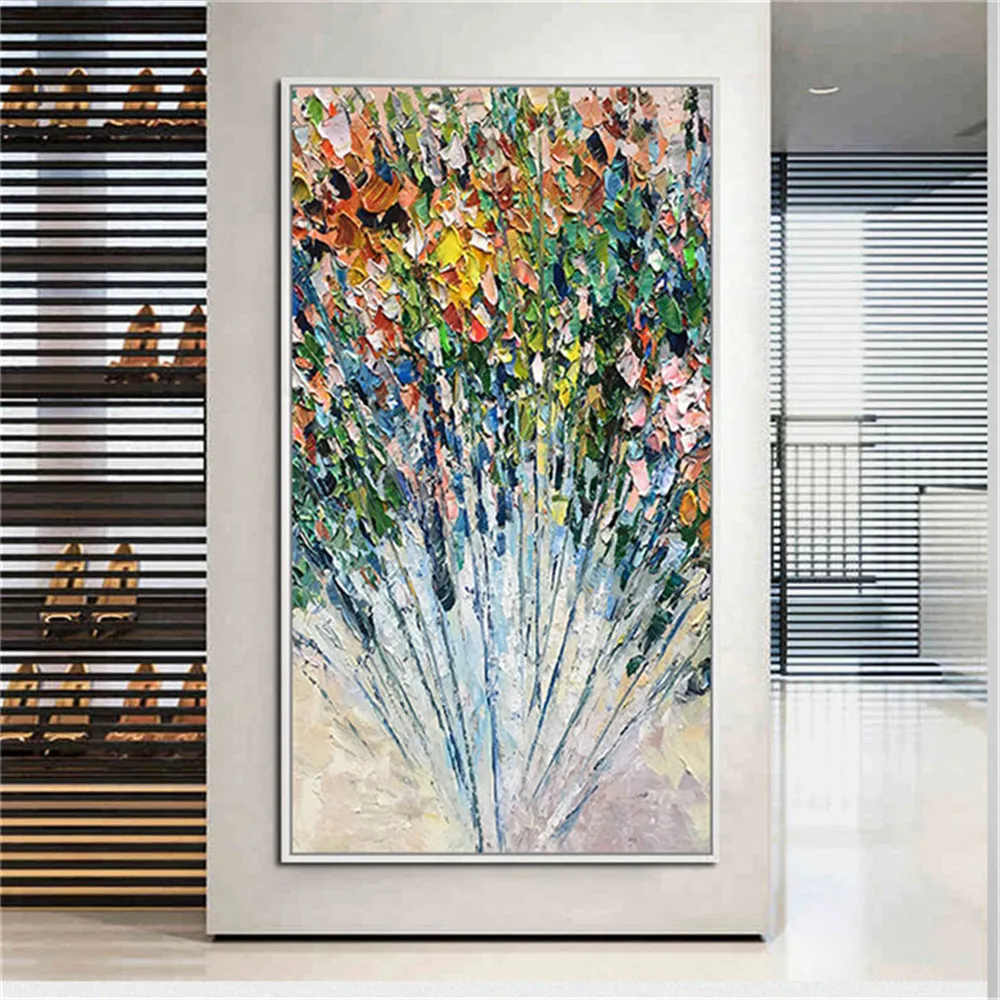100% Hand-Painted Oil Painting Modern Abstract Drawing Living Room Home Decor Poster Triple Combination Flower Canvas Picture
100% Hand-Painted Oil Painting Modern Abstract Drawing Living Room Home Decor Poster Triple Combination Flower Canvas Picture