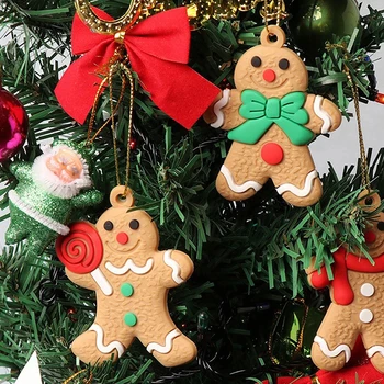 Hot Selling 12PCS/Set Gingerbread Man Christmas Tree Hanging Pendant Xmas Tree Decor Noel Ornament Navidad Christmas Decoration
Hot Selling 12PCS/Set Gingerbread Man Christmas Tree Hanging Pendant Xmas Tree Decor Noel Ornament Navidad Christmas Decoration