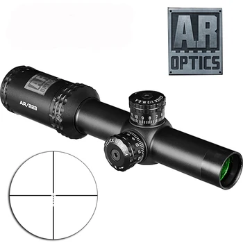 1-4x24 AR Optics Drop Zone-223 Reticle Tactical Riflescope With Target Turrets Hunting Scopes For Sniper Rifle