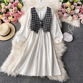 2020 new fashion women's clothing autumn O-Neck Full Mid-Calf dresses women dress
2020 new fashion women's clothing autumn O-Neck Full Mid-Calf dresses women dress