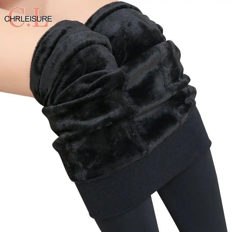 CHRLEISURE Warm Women's Velvet Winter Leggings Ankle-Length Keep Autumn Winter Solid Pants High Waist Large Size Women Leggings
CHRLEISURE Warm Women's Velvet Winter Leggings Ankle-Length Keep Autumn Winter Solid Pants High Waist Large Size Women Leggings