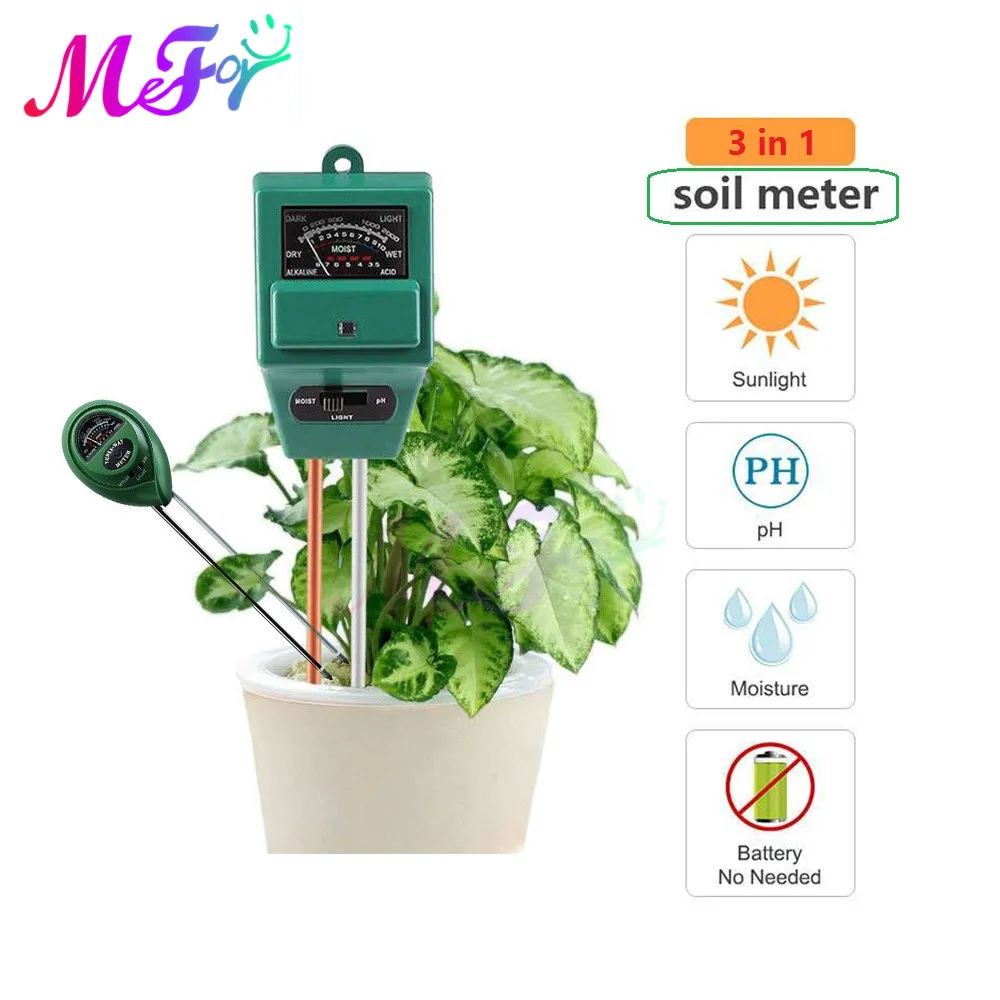 Generic 2 In 1 Digital PH Meter Soil Moisture Monitor Humidity Jumia