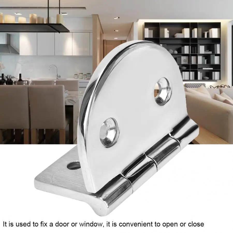 Round Folding Edge Door Hinge cabinet hinges Stainless Steel Mirror Polishing Home Door Installing Tool 80x64x4.5mm
Round Folding Edge Door Hinge cabinet hinges Stainless Steel Mirror Polishing Home Door Installing Tool 80x64x4.5mm