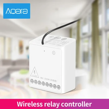 Original Aqara Wireless Relay Controller 2 Channels Two-way Control Module Work For Xiaomi Mijia APP and Home Kit
Original Aqara Wireless Relay Controller 2 Channels Two-way Control Module Work For Xiaomi Mijia APP and Home Kit