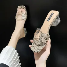 Summer New Fashion 2021 Organza Net Letter Buckle Open-toed Sandals and Slippers Women Flat-bottomed Lazy Flip-flops
Summer New Fashion 2021 Organza Net Letter Buckle Open-toed Sandals and Slippers Women Flat-bottomed Lazy Flip-flops