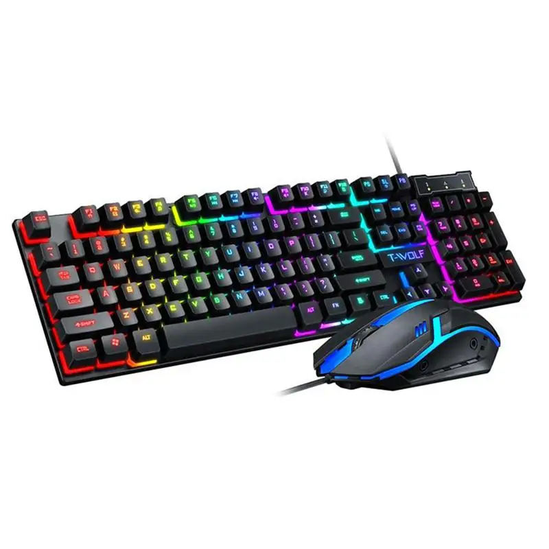 Gaming Keyboard And Mouse Wired Backlight Keyboard Mechanical Keyboard Gamer Kit Gaming Mouse Set For PC Laptop
Gaming Keyboard And Mouse Wired Backlight Keyboard Mechanical Keyboard Gamer Kit Gaming Mouse Set For PC Laptop
