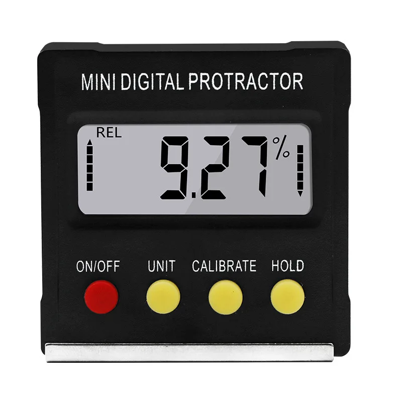 360 Degree Mini Digital Protractor Inclinometer Electronic Level Box Magnetic Base Measuring Tools
360 Degree Mini Digital Protractor Inclinometer Electronic Level Box Magnetic Base Measuring Tools