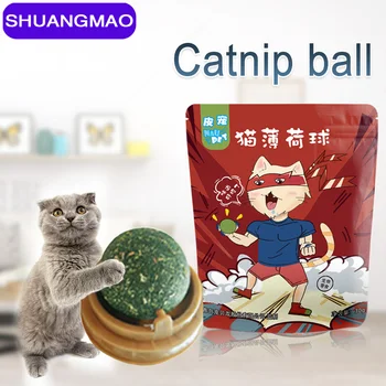 Pet Catnip Toys Edible Catnip Ball Safety Healthy Cat Mint Cats Home Chasing Game Toy Products Clean The Stomach Teeth Protects
Pet Catnip Toys Edible Catnip Ball Safety Healthy Cat Mint Cats Home Chasing Game Toy Products Clean The Stomach Teeth Protects