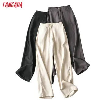 Tangada 2020 summer fashion women beige long suit pants trousers pockets strethy waist office lady pants pantalon AI25
Tangada 2020 summer fashion women beige long suit pants trousers pockets strethy waist office lady pants pantalon AI25