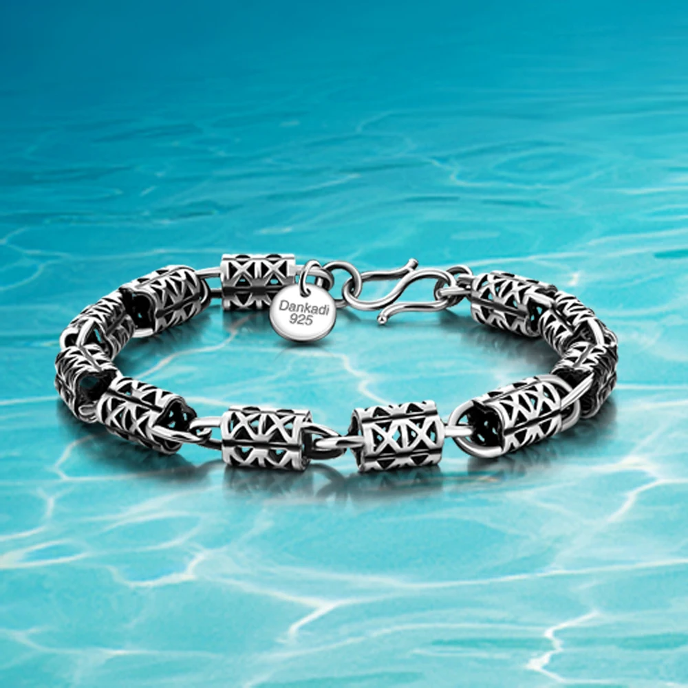 Hot Style!!! Vintage Thai Silver Men's Bracelet 925 Sterling Silver Bracelets for Men;Retro Men Jewelry,Lantern Chain
Hot Style!!! Vintage Thai Silver Men's Bracelet 925 Sterling Silver Bracelets for Men;Retro Men Jewelry,Lantern Chain