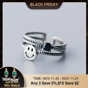 925 Silver Smile Rings Punk Jewelry Vintage Charm Joyas Haut Bague Femme Aneis Ladies Knuckle Ring Boho Anillos Rings for Women
925 Silver Smile Rings Punk Jewelry Vintage Charm Joyas Haut Bague Femme Aneis Ladies Knuckle Ring Boho Anillos Rings for Women