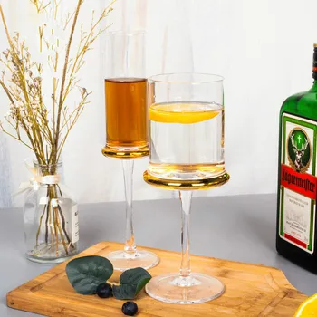 Elegant Candlestick Glass Cup Gilded Crystal Glass Red Wine Glass Whiskey Glass Goblet Champagne Glass for Bar Dinner 250/125ML
Elegant Candlestick Glass Cup Gilded Crystal Glass Red Wine Glass Whiskey Glass Goblet Champagne Glass for Bar Dinner 250/125ML
