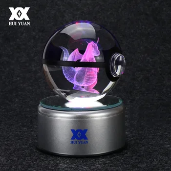 8cm 3D Crystal Ball Go Light Glass Ball Engraving Round With Black Line Ball LED Colorful Base Child's Gift for Pokemon Dragonit
8cm 3D Crystal Ball Go Light Glass Ball Engraving Round With Black Line Ball LED Colorful Base Child's Gift for Pokemon Dragonit