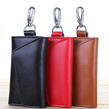 New Key Holder Genuine Leather Wallet Unisex Solid Key Wallet Organizer Bag Car Housekeeper Wallet Card Holder AY883579
New Key Holder Genuine Leather Wallet Unisex Solid Key Wallet Organizer Bag Car Housekeeper Wallet Card Holder AY883579
