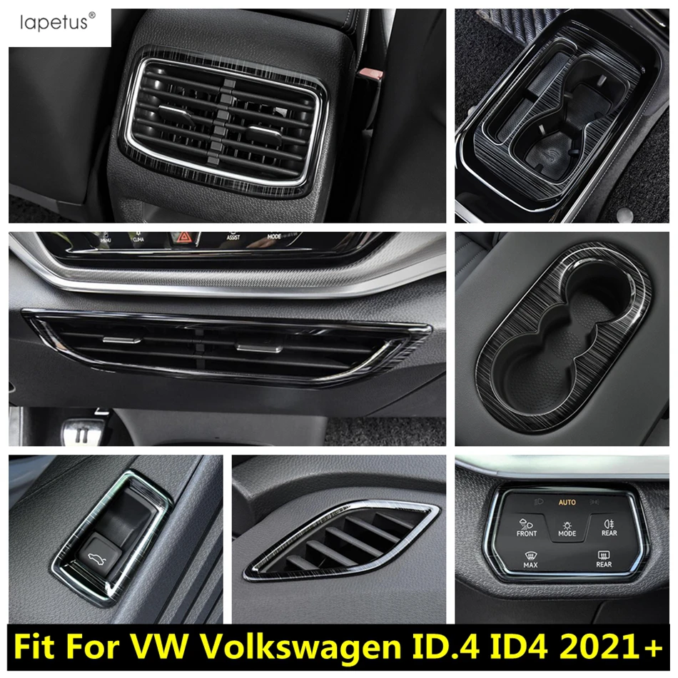 Dashboard AC Air / Head Lamp / Rear Trunk Button / Water Cup Panel Cover Trim Accessories For VW Volkswagen ID.4 ID4 2021 - 2024
Dashboard AC Air / Head Lamp / Rear Trunk Button / Water Cup Panel Cover Trim Accessories For VW Volkswagen ID.4 ID4 2021 - 2024