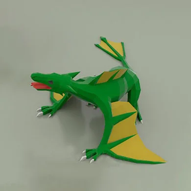 Dragon 3D Paper Model Geometry Hand-made DIY Paper Cutting Domestic Ornaments Creative Parent And Child Toy
Dragon 3D Paper Model Geometry Hand-made DIY Paper Cutting Domestic Ornaments Creative Parent And Child Toy