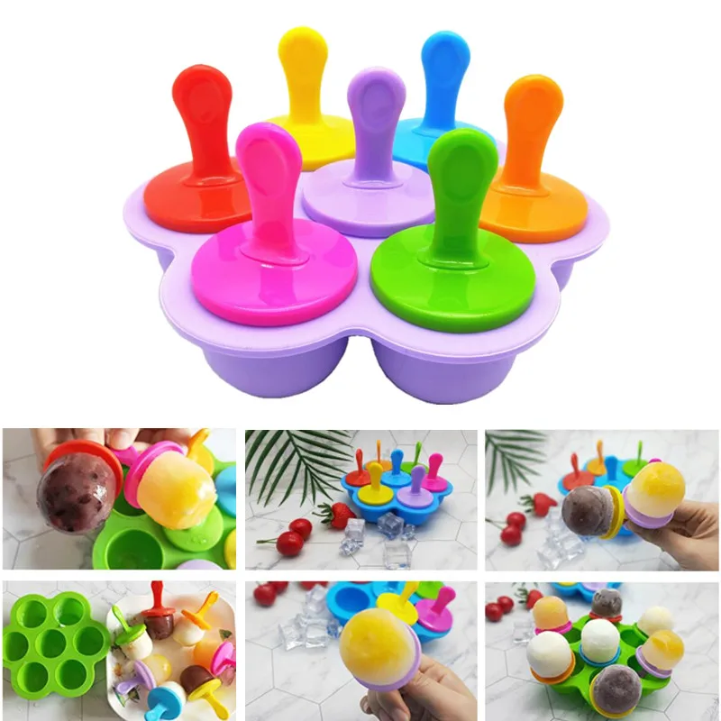 Silicone Mini Ice Pops Mold Ice Cream Ball Lolly Maker Popsicle Molds Baby DIY Food supplement tool Fruit Shake Ice Cream Mold 
Silicone Mini Ice Pops Mold Ice Cream Ball Lolly Maker Popsicle Molds Baby DIY Food supplement tool Fruit Shake Ice Cream Mold