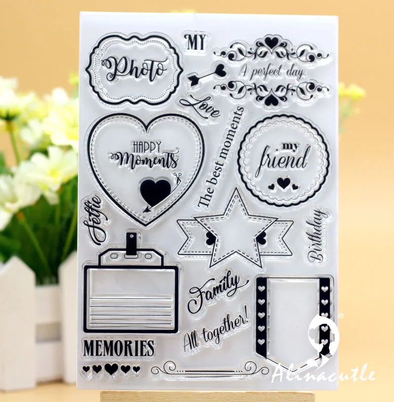 CLEAR STAMPS Metal Die Cut Tags Scrapbook Handmade Card Album Paper Craft Rubber Transparent Silicon Stamp AlinaCraft
CLEAR STAMPS Metal Die Cut Tags Scrapbook Handmade Card Album Paper Craft Rubber Transparent Silicon Stamp AlinaCraft