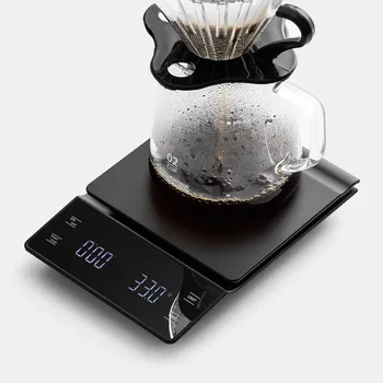 3KG/0.1g Coffee Scale With Timer LED Digital Kitchen Scale Portable Coffee Pot Scale Baking Scale Household Eelctronic Scales
3KG/0.1g Coffee Scale With Timer LED Digital Kitchen Scale Portable Coffee Pot Scale Baking Scale Household Eelctronic Scales