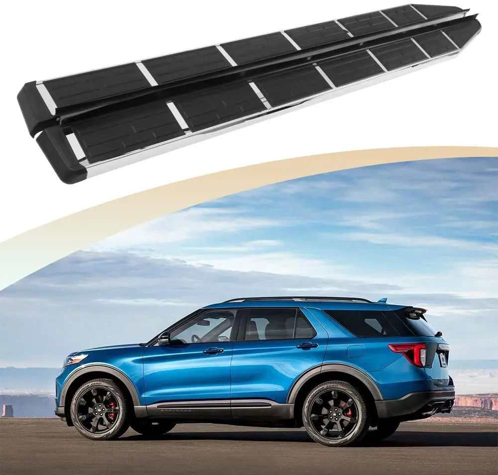 2 шт. подходит для всех новых Ford Explorer 2020 2021 Нержавеющая сталь двери боковые шаг