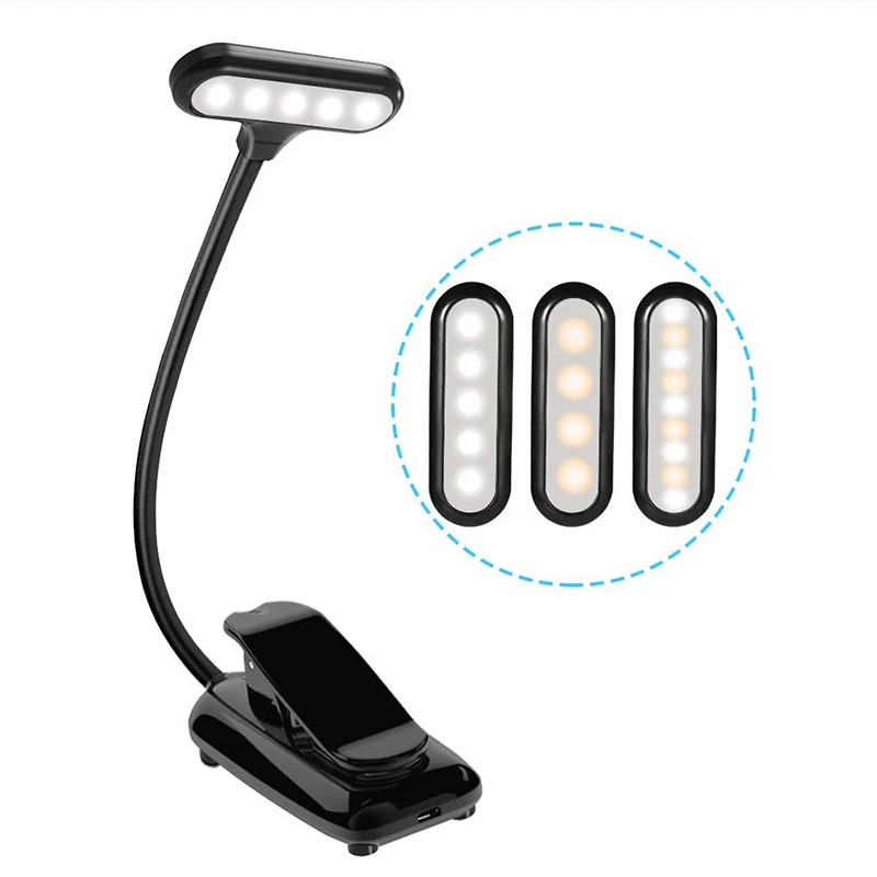 USB Rechargeable LED Book Light Reading Light Flexible Book Lamp Dimmer Clip Table Desk Lamp Portable Clip Light
USB Rechargeable LED Book Light Reading Light Flexible Book Lamp Dimmer Clip Table Desk Lamp Portable Clip Light