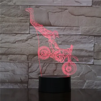 3D Lamp Motorcycle Show Best Present for Children Atmosphere Battery Powered Color Changing with Remote Led Night Light Lamp
3D Lamp Motorcycle Show Best Present for Children Atmosphere Battery Powered Color Changing with Remote Led Night Light Lamp