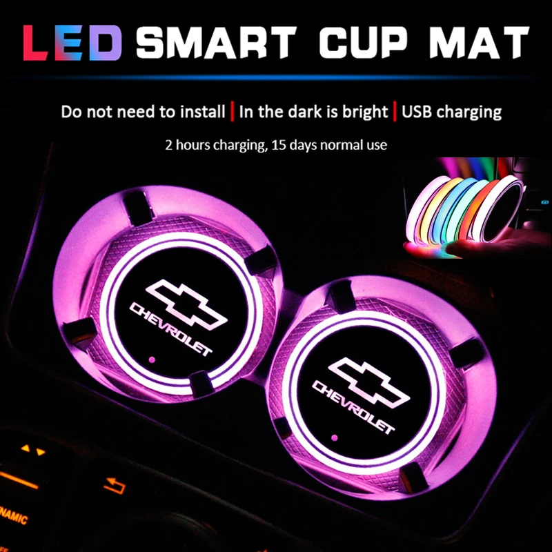 2pcs Car Led Cup Light Mat Logo LED Atmosphere Light for Chevrolets Cruze Captiva Lacetti Aveo Niva Trax Onix Car Accessories
2pcs Car Led Cup Light Mat Logo LED Atmosphere Light for Chevrolets Cruze Captiva Lacetti Aveo Niva Trax Onix Car Accessories