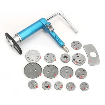 16Pcs/Set Pneumatic Brake Cylinder Adjustment Tool Brake Caliper Piston Return Tool Brake Pad Replacement Tool Kit
