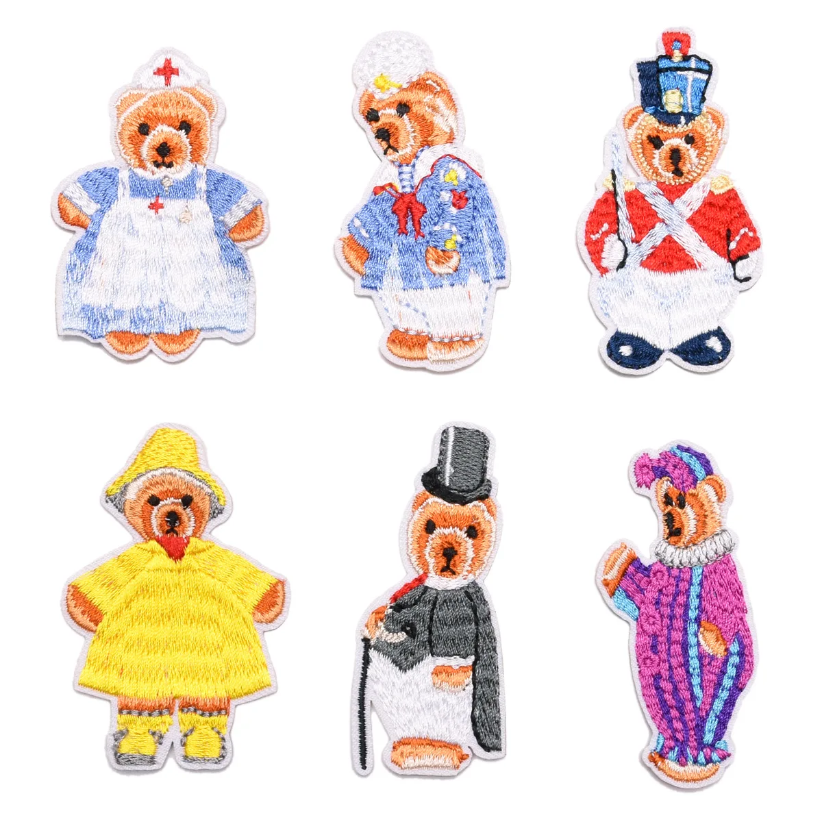 Set 3 Pcs Mini Small Cute Little Teddy Bear Orange Cartoon Patch Teddy Bear Embroidered Iron On Patch for Clothes Costume Badge
Set 3 Pcs Mini Small Cute Little Teddy Bear Orange Cartoon Patch Teddy Bear Embroidered Iron On Patch for Clothes Costume Badge