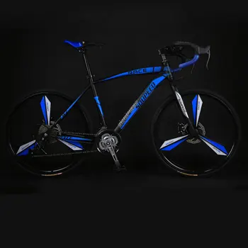 Road Bike Men and Women Solid Tire Shift Bending Muscles Double Disc Brakes One Round Three Knife Student Bicycle
Road Bike Men and Women Solid Tire Shift Bending Muscles Double Disc Brakes One Round Three Knife Student Bicycle