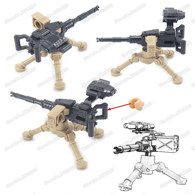 Legoinglys Military Weapons M2 Heavy Machine Gun Figures Assemble Building Blocks ww2 Army Soldier Armed Moc Child Christmas Toy
Legoinglys Military Weapons M2 Heavy Machine Gun Figures Assemble Building Blocks ww2 Army Soldier Armed Moc Child Christmas Toy