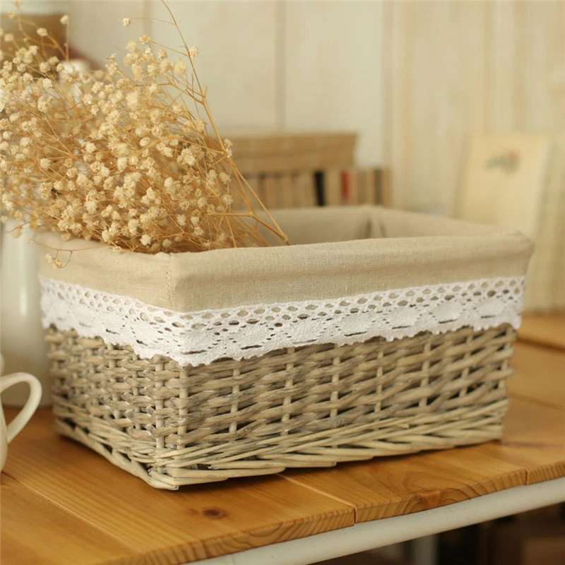 Storage Baskets Containers Desktop Natural Straw Wicker Woven Rectangular Storage Bins Organizer Box straw baskets L Size
Storage Baskets Containers Desktop Natural Straw Wicker Woven Rectangular Storage Bins Organizer Box straw baskets L Size