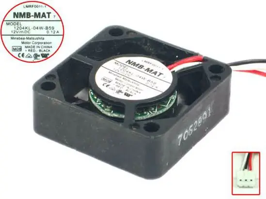 NMB-MAT 1204KL-04W-B59 L02 DC 12V 1.2A 3-проводной 30x30x10 мм вентилятор охлаждения сервера
NMB-MAT 1204KL-04W-B59 L02 DC 12V 1.2A 3-проводной 30x30x10 мм вентилятор охлаждения сервера