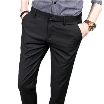 New Men's Pants Straight Loose Casual Trousers Large Size Cotton Fashion Men's Business Suit Pants Solid black Grey cotton
New Men's Pants Straight Loose Casual Trousers Large Size Cotton Fashion Men's Business Suit Pants Solid black Grey cotton
