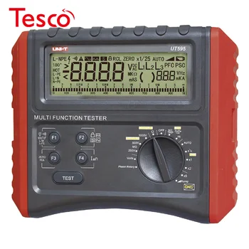 UNI-T UT595 digital RCD tester Multifunction Loop Testers Earth Ground Line Loop Impedance Tester Insulation Resistance Meter