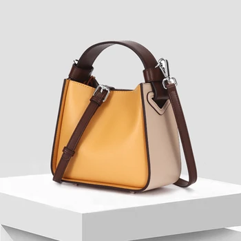 Burminsa Summer Bucket Women Genuine Leather Handbags Small Ladies Messenger Bags High Quality Fashion Girls Shoulder Bags 2020
Burminsa Summer Bucket Women Genuine Leather Handbags Small Ladies Messenger Bags High Quality Fashion Girls Shoulder Bags 2020