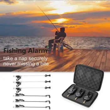 Durable Fishing Alarms Delicate Design 3x Fishing Bite Alarms+3x JY-SW-5 Flash Soft Pendant Wiggler Fishing Accessories
Durable Fishing Alarms Delicate Design 3x Fishing Bite Alarms+3x JY-SW-5 Flash Soft Pendant Wiggler Fishing Accessories
