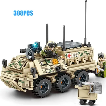 Modern military Armored ambulance building block ww2 batisbricks army figures AAMBV bricks toys collection for boys gifts
Modern military Armored ambulance building block ww2 batisbricks army figures AAMBV bricks toys collection for boys gifts