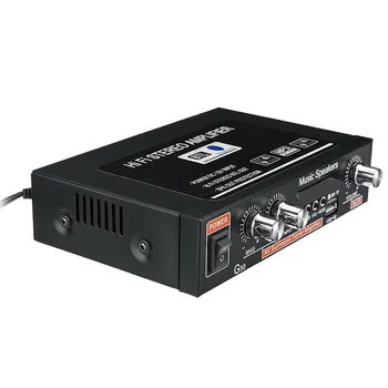 Universal G30 HIFI Bluetooth Car o Power Amplifier FM Radio Player Support SD / USB / DVD / MP3 with EU Plug
Universal G30 HIFI Bluetooth Car o Power Amplifier FM Radio Player Support SD / USB / DVD / MP3 with EU Plug