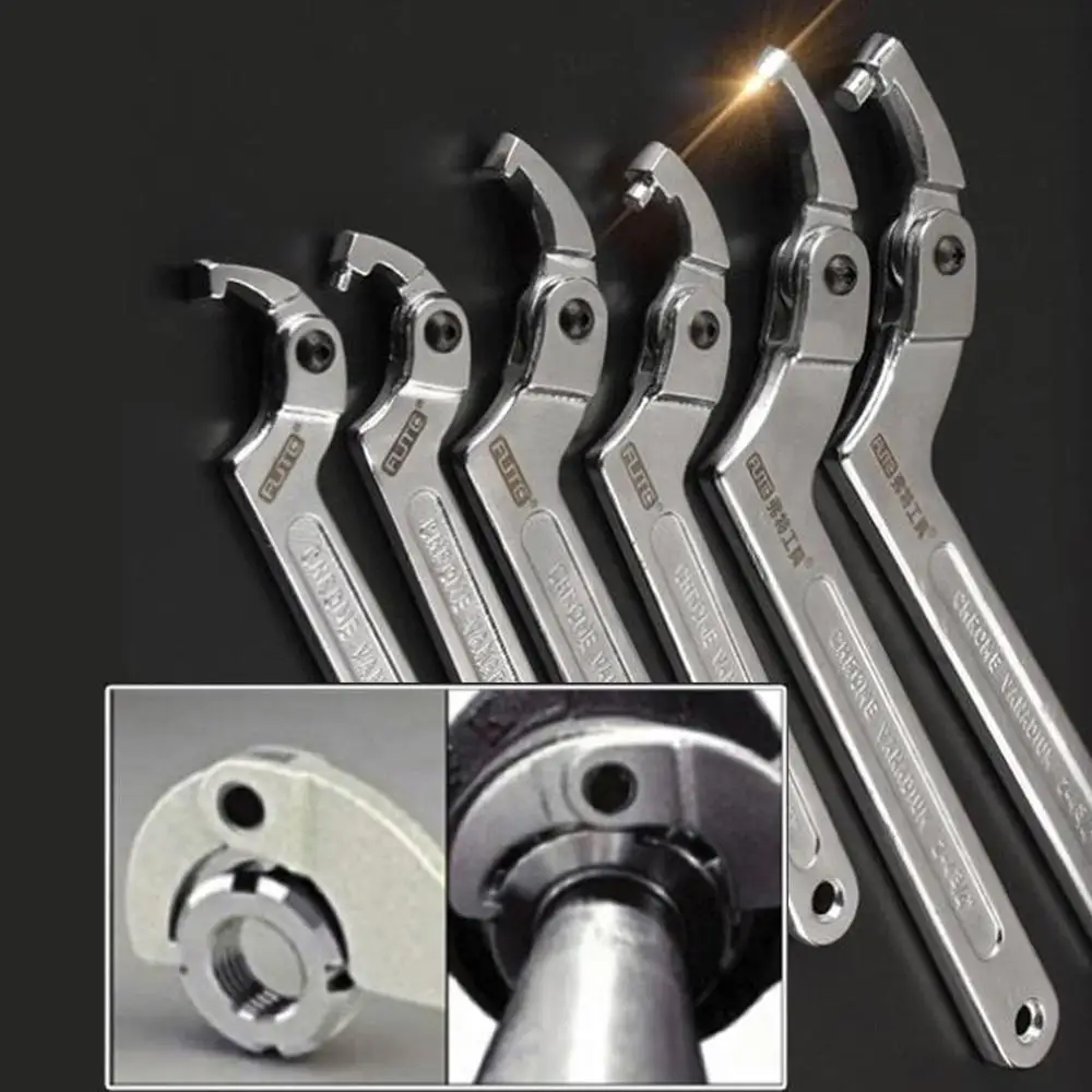 Multifunctional Chrome Vanadium Adjustable Square Head and Round Head Spanner Hook Wrench Tools Hand Tool
Multifunctional Chrome Vanadium Adjustable Square Head and Round Head Spanner Hook Wrench Tools Hand Tool