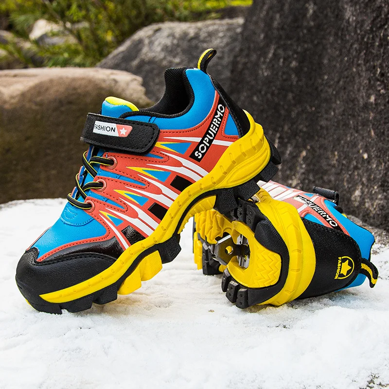 HOBIBEAR Sport Shoes For Big Boy Brand Children Sneakers Designer Outdoor PU Leather Trainers Kids Anti-Slip Rubber Boy Sneakers
HOBIBEAR Sport Shoes For Big Boy Brand Children Sneakers Designer Outdoor PU Leather Trainers Kids Anti-Slip Rubber Boy Sneakers