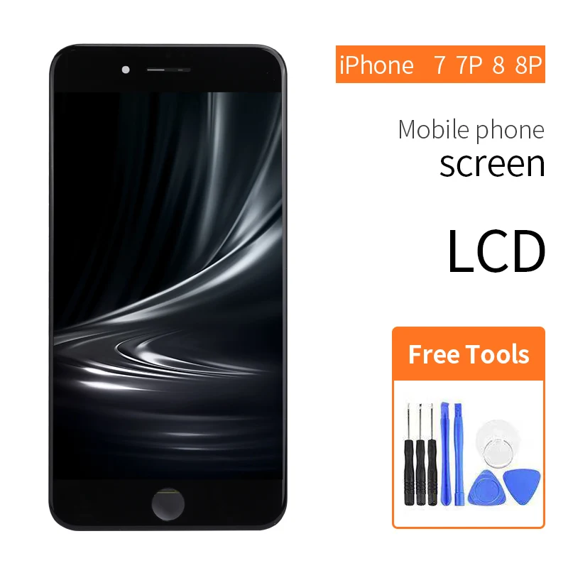 Full Assembly LCD Ecran For iPhone 7 7P 8 8P Display Replacement 3D Touch Screen Digitizer with Front Camera+Earpiece
Full Assembly LCD Ecran For iPhone 7 7P 8 8P Display Replacement 3D Touch Screen Digitizer with Front Camera+Earpiece