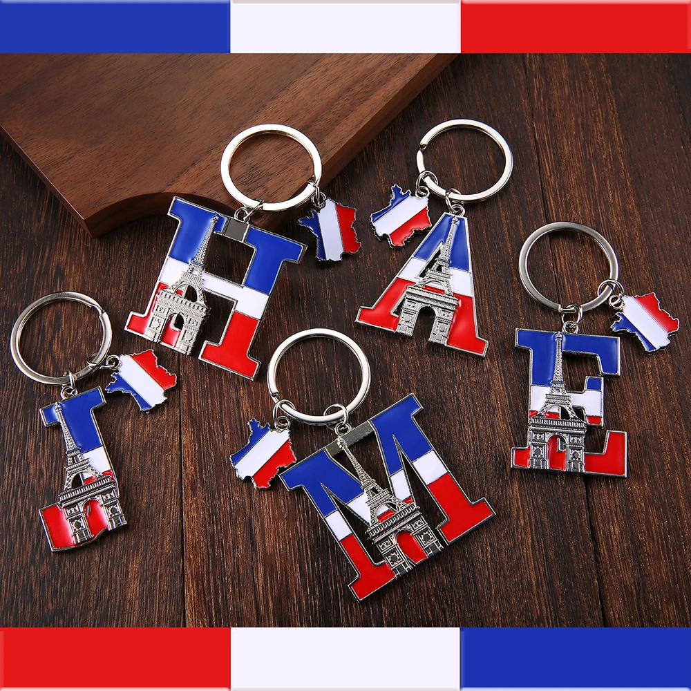 Vicney High quality Letter Keychain France Souvenir Triumphal Arch Key Chain ACE Letter Zinc Alloy Eiffel Tower Keyring For Key
Vicney High quality Letter Keychain France Souvenir Triumphal Arch Key Chain ACE Letter Zinc Alloy Eiffel Tower Keyring For Key