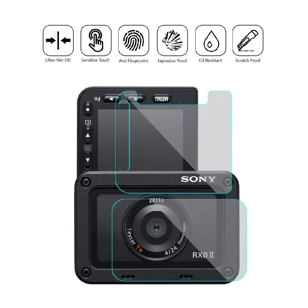 Защита для экрана EastVita аксессуары камеры Sony RX0 II фронтальная линза и задняя ЖК