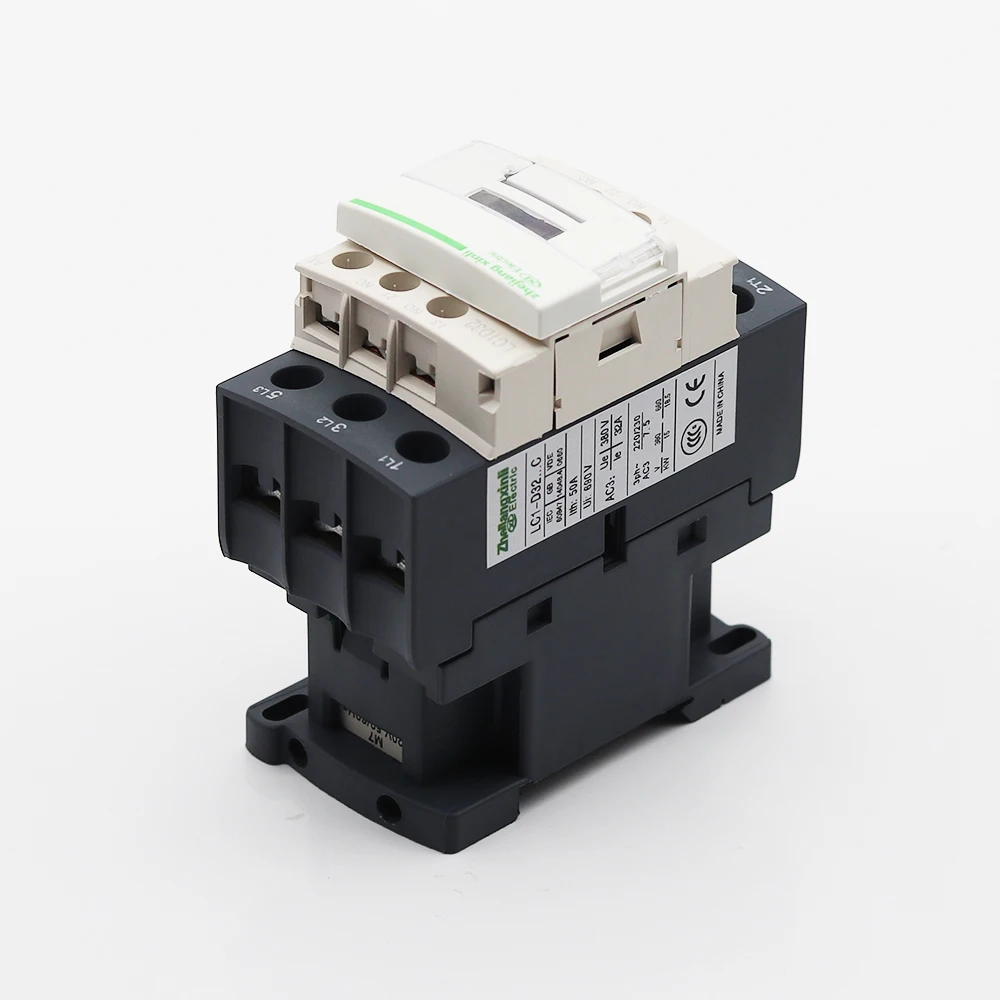 

CJX2-3210 LC1-D32 AC Contactor 32A 3 Phase 3-Pole 380V 220V 110V 36V 24V 50/60Hz Din Rail Mounted 3P+1NO Normal Open